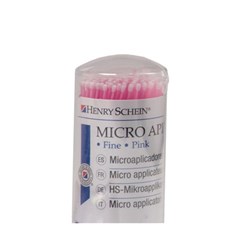 HENRY SCHEIN Micro Applicator HS10 Fine Pink Pk 100