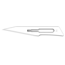 Henry Schein Scalpel Blades Carbon Steel sterile x100 #11