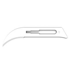 Henry Schein Scalpel Blades Carbon Steel sterile x100 #12