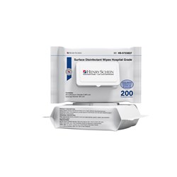 HS Surface Disinfection Wipe Hospital Grade Flat Pack 200Pk