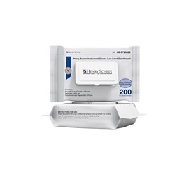 HS Alcohol Free Wipe Class IIb Instrument Grade Flat Pk 200Pk