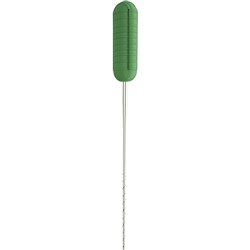 HENRY SCHEIN Barbed Broach 21mm Size 6 Coarse Green 10 pk