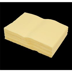 Henry Schein Dri-Gard Bib Yellow 3Ply 13x19" Ctn 500