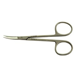 Henry Schein Iris Scissor Curved Serrated ea