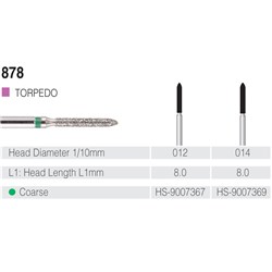 HENRY SCHEIN Maxima Diamond Bur FG 878012C Coarse pkt 5