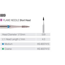 HENRY SCHEIN Maxima Diamond Bur FG 889009M Med-grit pkt 5