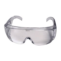 HS Lab Safety Glasses Clear Lens Side vents Antifog