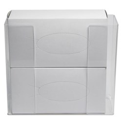 Henry Schein Acrylic glove dispenser box double