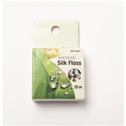 ACCLEAN Silk Dental Floss Waxed 1 x 25m