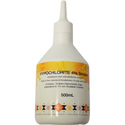 Halas Hypochlorite Solution 4% 500ml