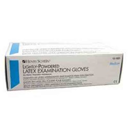 Henry Schein Latex Lightly Powdered Gloves Small box 100