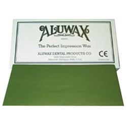 Aluwax Bite and Impression Wax Green 7cm x 14.6 cm