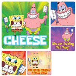 Office Supplies Stickers Spongebob roll 100