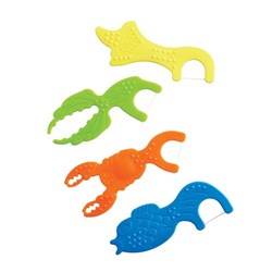 ACCLEAN Sea Creature Flossers Box of 48 x 3 flossers