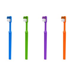 ACCLEAN Toothbrush 34 tufts Adult 72 per box 4 Colours