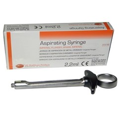 DE Aspirating Syringe 2.2ml CW Type ea