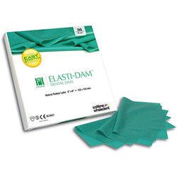 Elasti-Dam Latex Medium Green 6x6" pkt 36