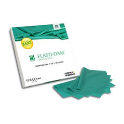 Elasti-Dam Latex Heavy Green 6x6" pkt 36