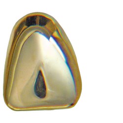 Central Facing 9mm 22ct Yellow Gold