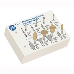 Composite Trimming & Polishing Set 4xFG burs& 4xRA Polishers