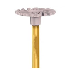 Spiral Diamond Polisher Wheel RA Med-Grit Pink #94028M Pkt 5