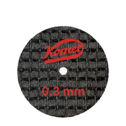 0.3mm Separating Disc#9529-220 Red/Fine FibreReinforce Pkt10