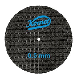 0.5mm Separating Disc#9530-400 Blue Medium with Fibre Pkt10