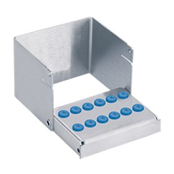 The Dentists Customised LD3246 Diamond 12-Bur Aluminium Block