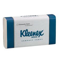 Kleenex Compact Towel white 19.5x29cm 90 sheet box 24