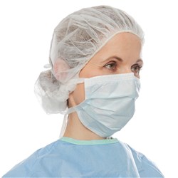 Halyard Surgical Mask with Ties Blue Box of 50