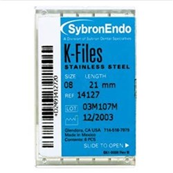 K FILES 21mm Size 40 Black Pack of 6