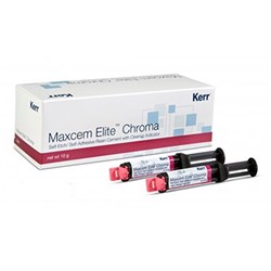Maxcem Elite Chroma Clear dual syringe 5gx 2 & 24 # tips
