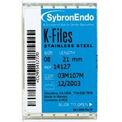 K FILES 21mm Size 06 Pink Pack of 6