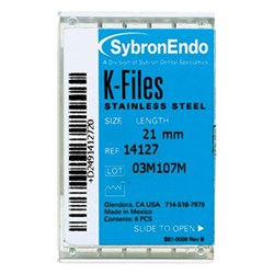 K-FILES 21mm Series 15-40 1 SST Assorted Pack of 6