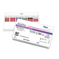 ZenFlex Pre Tip Gutta Percha Point .04 Size 25 50pk