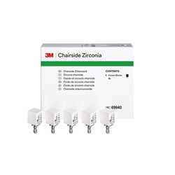 Chairside Zirconia Bridge Blocks 39mm A1 3 Pack