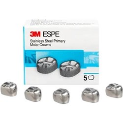 Slim Fit SS Crown J-D-UL-2 Primary Molar pkt 5