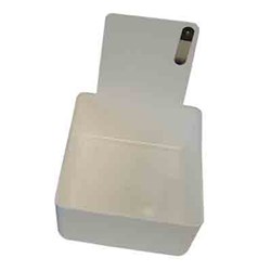 Plastic Work Pan White #