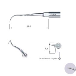 Perio Tip P2D for NSK Varios Ultrasonic Scaler & Satelec Ea