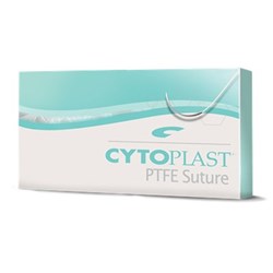 Cytoplast PTFE Suture 5-0 45cm 16 mm 3/8 circle rev cut 12 Pk