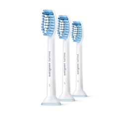 Sonicare Sensitive Brush Head White Pack of 3