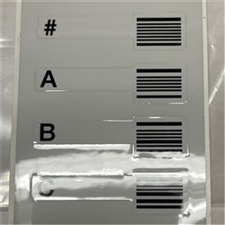 Label Set Barcode 1 - A-F DWX-52