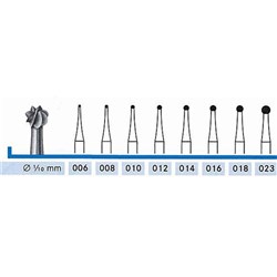 Steel Bur HP #1-018 Round Pkt 10