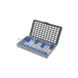 Gerbault Expert Rhinoplasty 9 Tip Kit in Autoclavable Block