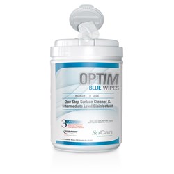 Scican Optim Blue Cleaning & Disinfecting Wipes Tub 160