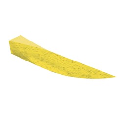 POLYDENTIA Wood Wedges 15mm Yellow Large Pk 100