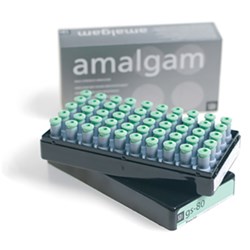 GS-80 Amalgam Capsules 2-Spill Fast Set 50 Tray