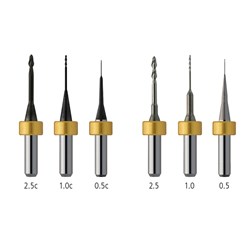 Ivoclar PM7 0.5mm Ball Diamond Carbide Cutter GREEN RING