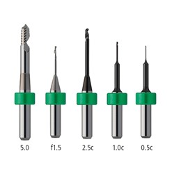 Ivoclar PM7 2.5mm Ball Coated Carbide Cutter GREEN RING