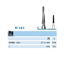 T-Carbide Bur HP #H161-016 Lindemann Bone Cutter pkt 5